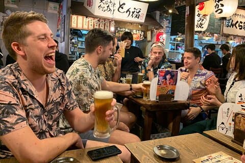 Kobe: Shinkaichi Soirée gastronomique avec guide local