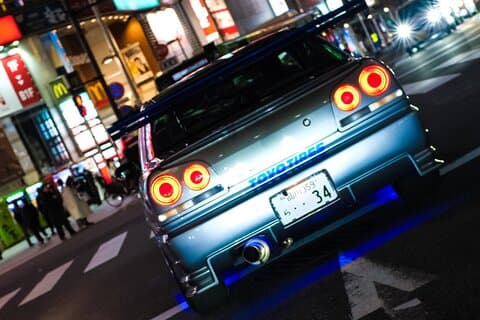 Tokyo og Daikoku Fast and Furious Skyline 34