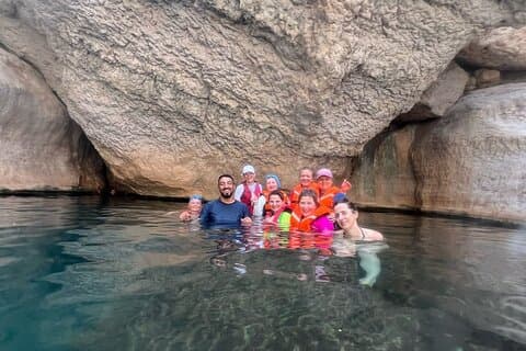 Excursion à Wadi Shab, Bimmah Sinkhole et Fins Beach