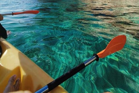Cagliari en barco kayak o sup y Con nosotros bicicletas gratis en Poetto