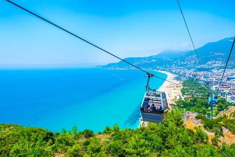 Alanya City by Bus with Boat Ride