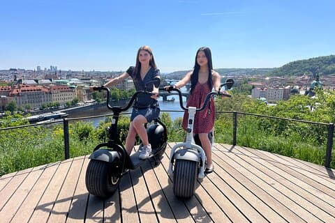 Prague Fat Tire or Regular Scooter City Tour