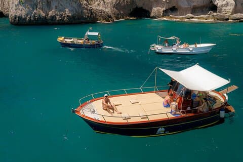 Capri Samba, private luxury boat tour.