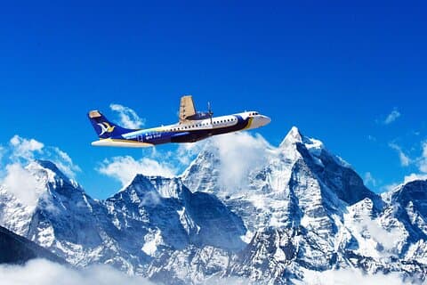 Von Kathmandu : Everestflug mit Fensterplatz und Transfer