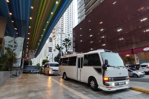 空港からパナマシティのホテルまでのプライベート送迎