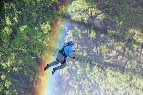 Victoriafallen Zipline Tour Glidande upplevelse