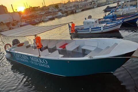 Tour in barca di Ortigia e grotte marine di Siracusa con il capitano Mirko