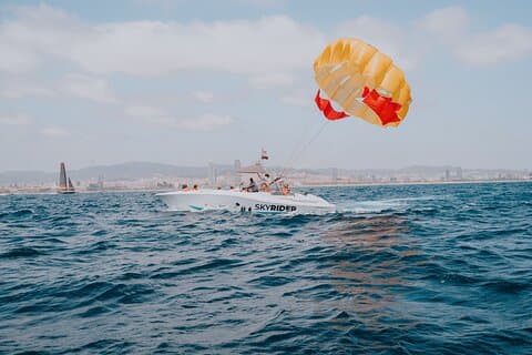 Parasailing i Barcelona