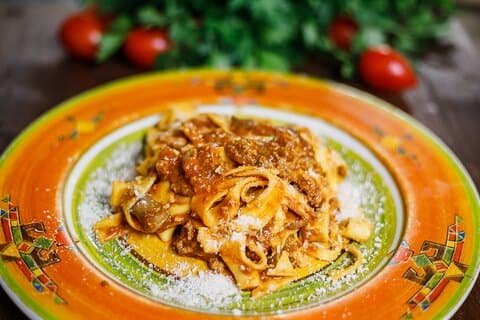 Curso de cocina toscana e italiana, tiramisú y degustación de 3 vinos