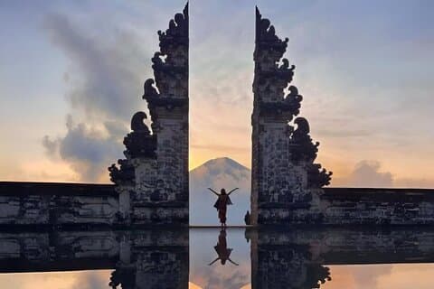 Bali:Tempio di Lempuyang, cascata e terrazza di riso Tour privato