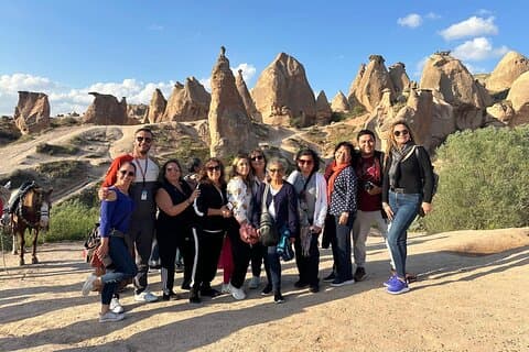 Points forts privés de la Cappadoce avec de célèbres cheminées de fées