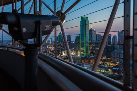 Dallas 'Reunion Tower GeO-Deck Observatieticket