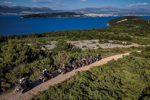 Desde Split y Trogir: tour en quad por la isla de Čiovo
