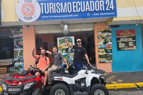 Route des cascades et excursion en quad Pailon del Diablo (3 heures) à Baños
