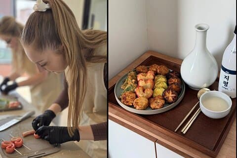 Cours de cuisine à Mangwon avec un chef étoilé