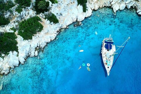 Crucero en velero privado Atenas 1 semana 1 a 6 personas