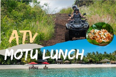 Full Day Combo Bora Bora ATV Tour & Motu Pass with Buffet
