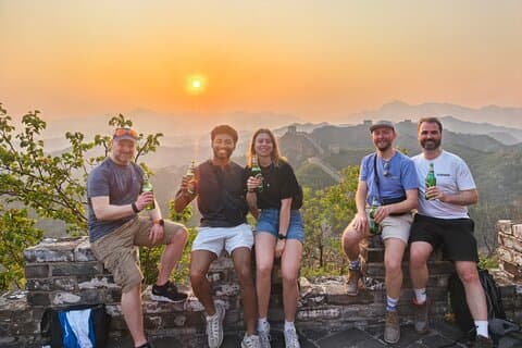 Beijing Jinshanling Great Wall 6 km Vandreture Solnedgang/Morgen tur