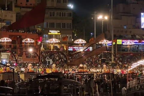 Ganga Aarti Evening Tour in Varanasi with Holy Kashi Expeditions