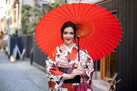 Kimono Photoshoot et expérience de salon de thé à Kagurazaka