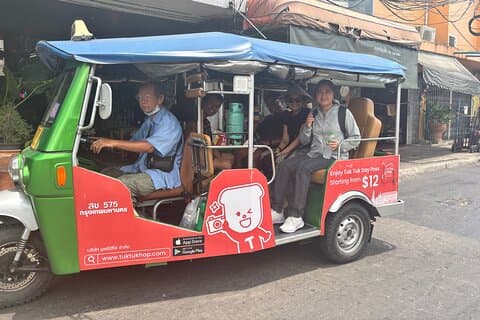 Tour multitransporte de Bangkok: Cultura, Sabores & Diversión