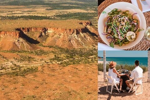 Edgar Ranges and Eco Beach Helicopter Tour with Lunch