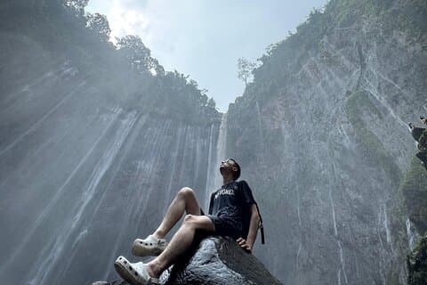 Privat dagstur til Tumpak Sewu Waterfall og Gua Tetes