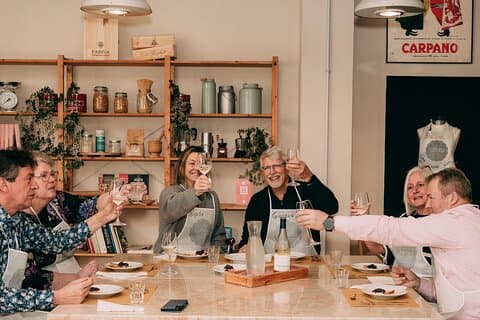 Pasta Casera y Platos Italianos en Cooking School en Verona