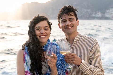 Tour in Barca Privata al Tramonto Lungo La Costa Amalfitana