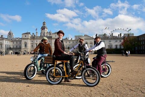 Private London E-bike tur på sjov Retro cykler