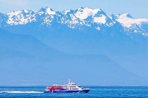One-Way High-Speed Passenger Ferry: Victoria, BC to Seattle, WA