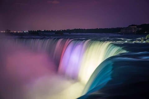 Fireworks and Falls Glow Canada Walking Tour and Skylon Tower