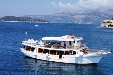 Elaphite Islands båttur fra Dubrovnik med lunsj (FR, ES, EN)