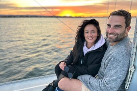 Gold Coast 2 Hr Sunset Private Sailing Charter with Drinks & Food