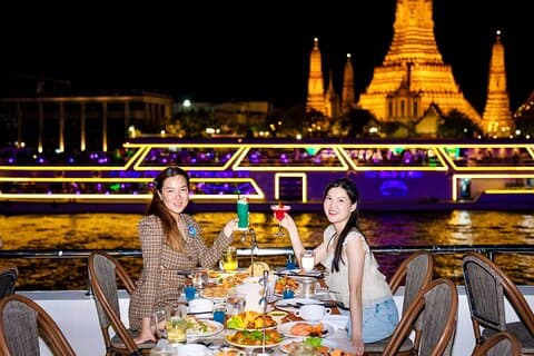 The Planet Cruise Bangkok Sunset Dinner on Chao Phraya River