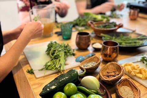 Salsa & Tortillas Klass i ett Condesa hem eller konstgalleri tak