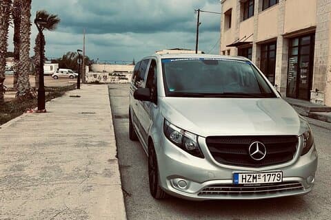 Kreta Privé Transfer van of naar Ports Luchthavens Hotels Villas