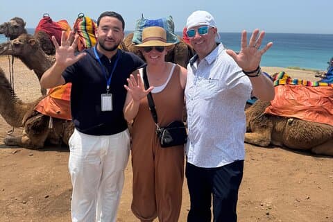 Highlights of Tangier Half Day Tour Include ride the camel