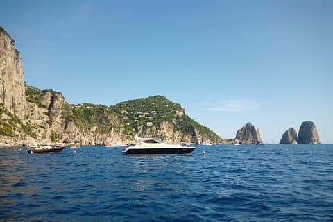 Privat cruise til Capri fra Sorrento - yacht 50'