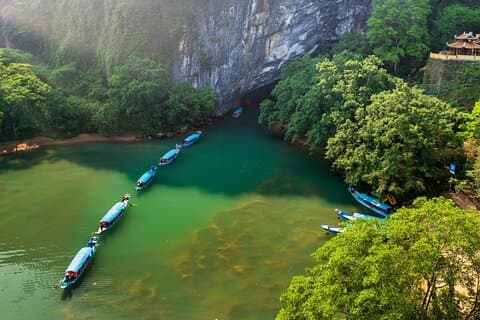 Rundtur Phong Nha Cave Drakbåt Halvdag