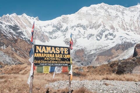 7 días de senderismo en el campamento base de Annapurna