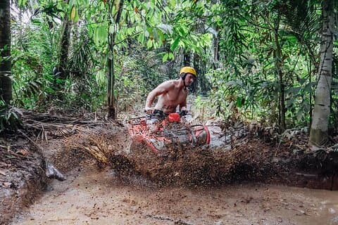 Bali ATV Ride with Mumbul Temple, Monkey Forest, Tegenungan Falls