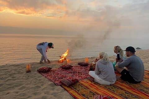 Moroccan Dinner Under the Stars in Agadir Dunes + Sandboarding