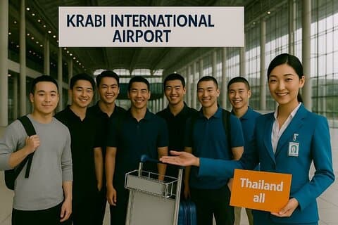 クラビ：クラビ空港でのプライベート ブルターによる VIP ファスト トラック