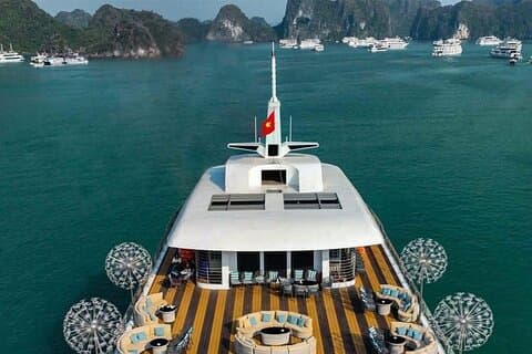 Croisière dans la baie d’Halong – 5 - Croisière d’une journée avec jacuzzi et déjeuner
