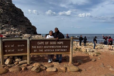 Excursion privée d'une demi-journée à Cape Point et Muizenberg Beach