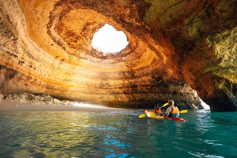 Benagil Cave 1 Hour Express Kayak tour SMALL GROUPS