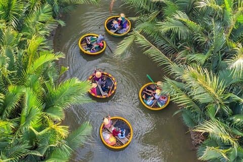 Marmorbergen, Linh Ứng-pagoden, Kokosdjungeln và Hoi An City