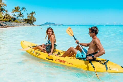 Kailua Bay, Oahu: Episk kajakk og snorkling til øyer