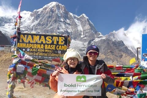 5-daagse privégeleide trekking in het Annapurna-basiskamp